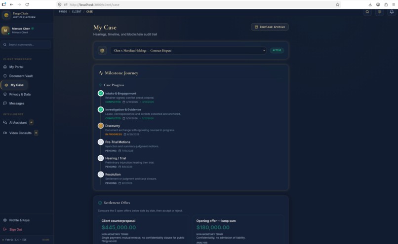 PangoChain — AI-Powered Blockchain Legal Platform – screenshot 7