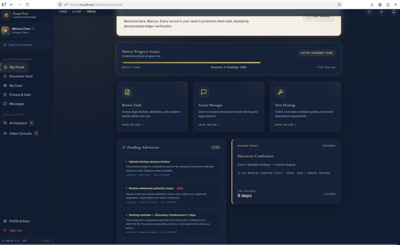 PangoChain — AI-Powered Blockchain Legal Platform – screenshot 9