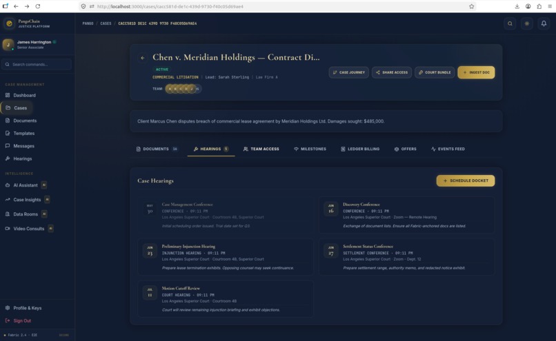 PangoChain — AI-Powered Blockchain Legal Platform – screenshot 22