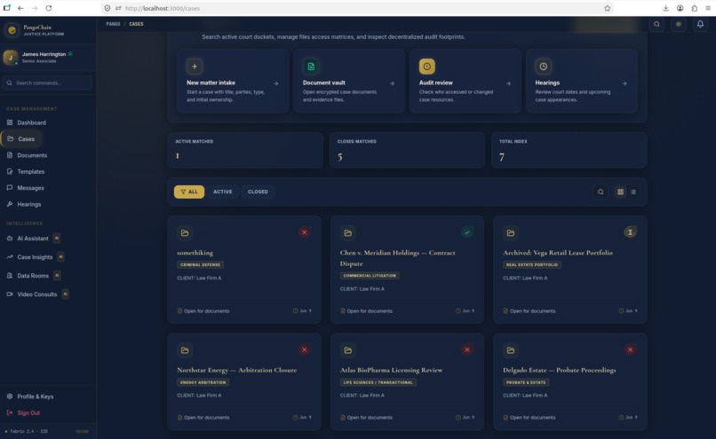 PangoChain — AI-Powered Blockchain Legal Platform – screenshot 23