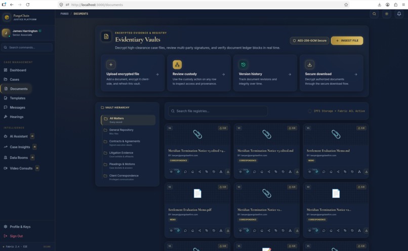 PangoChain — AI-Powered Blockchain Legal Platform – screenshot 24