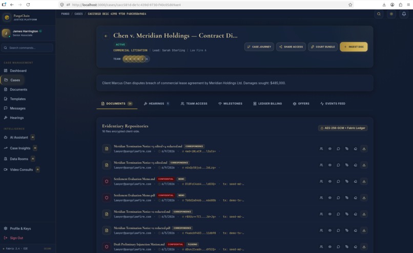 PangoChain — AI-Powered Blockchain Legal Platform – screenshot 25