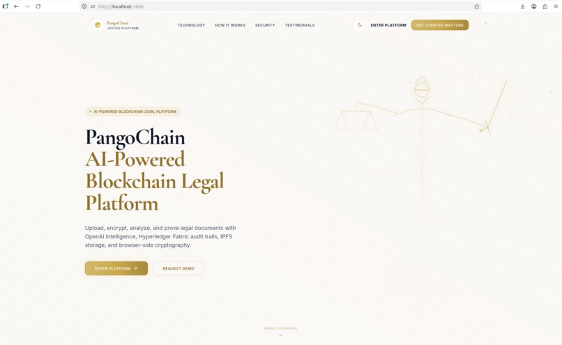 PangoChain — AI-Powered Blockchain Legal Platform – screenshot 26