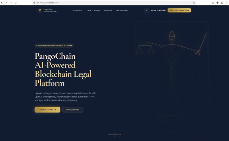 PangoChain — AI-Powered Blockchain Legal Platform – screenshot 27