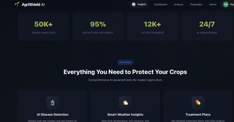 AgriShield AI – Smart Farming & Crop Protection Agent – screenshot 1