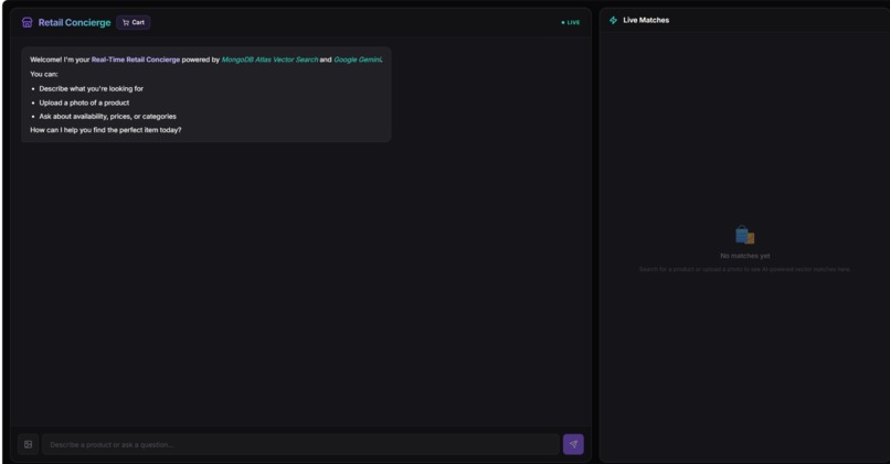 Real-Time Retail Concierge – screenshot 1