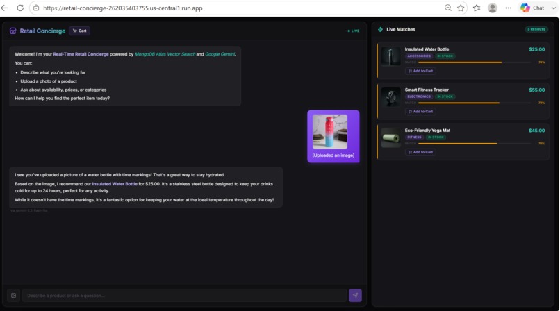 Real-Time Retail Concierge – screenshot 2