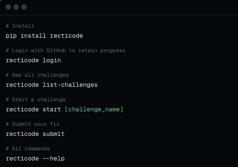 Recticode – screenshot 2