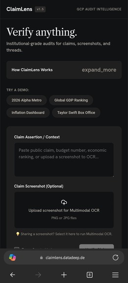 ClaimLens – screenshot 2