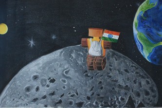 Flag on The Moon