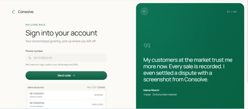 Consolve – screenshot 3