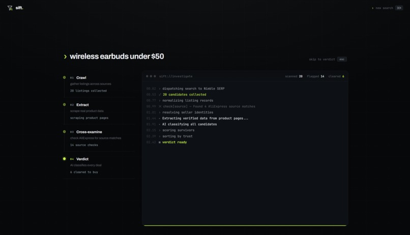 Sift – screenshot 2