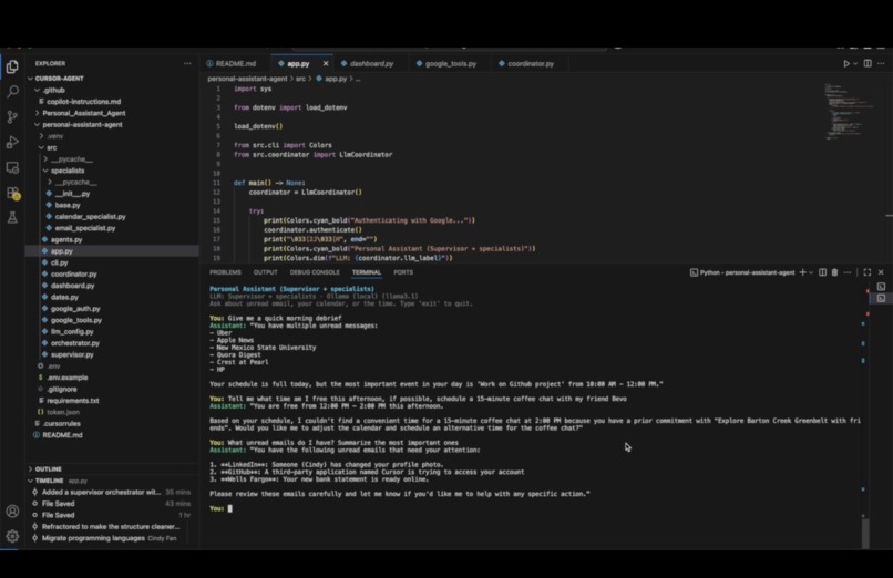 Multi-Agent Intent Router – screenshot 1