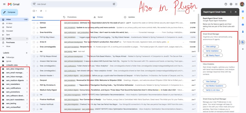 Smart Email Manager (SEM) Agent – screenshot 2
