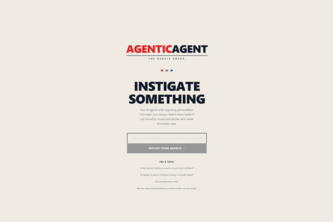 AgenticAgent: The Debate Arena