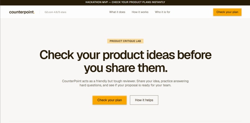 CounterPoint – screenshot 1