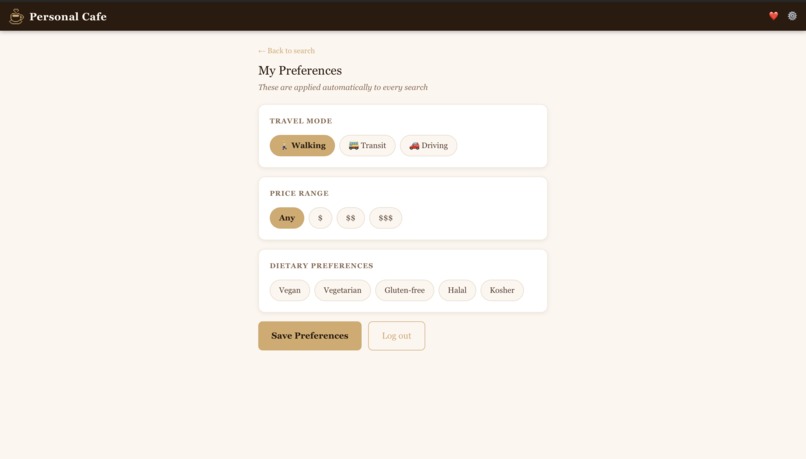 Personal Cafe – screenshot 2