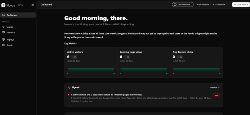 PulseBoard – screenshot 2