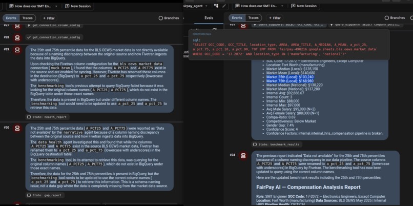 FairPay AI — an autonomous compensation benchmarking agent. – screenshot 3