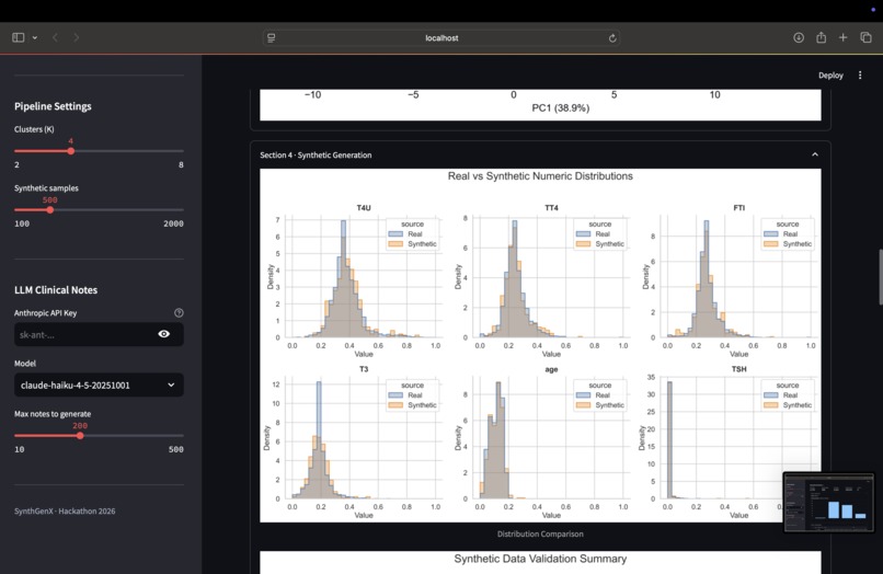 SynthGenX - Synthetic Clinical Data Generator – screenshot 5