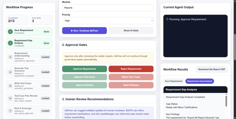 QAFlow Agent: AI-Powered QA Workflow Automation – screenshot 10