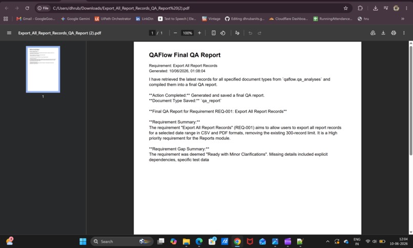 QAFlow Agent: AI-Powered QA Workflow Automation – screenshot 19