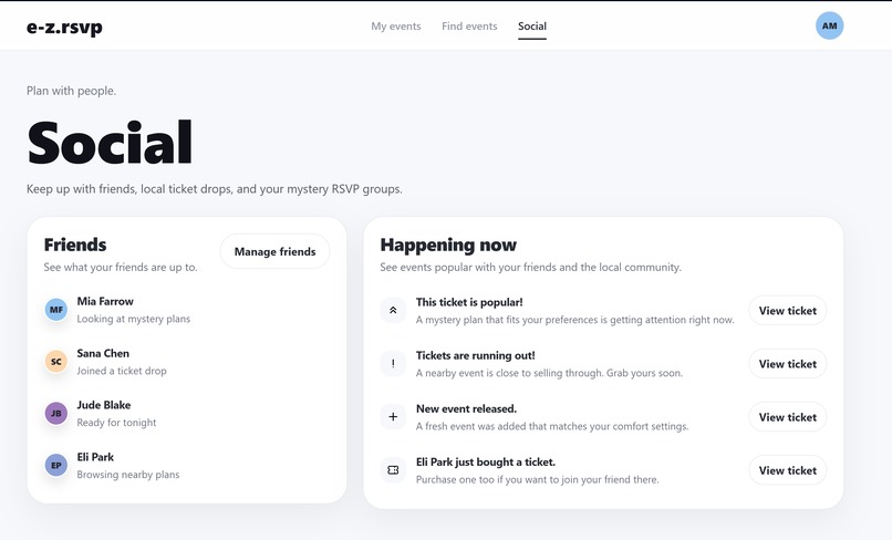 e-z.rsvp – screenshot 4