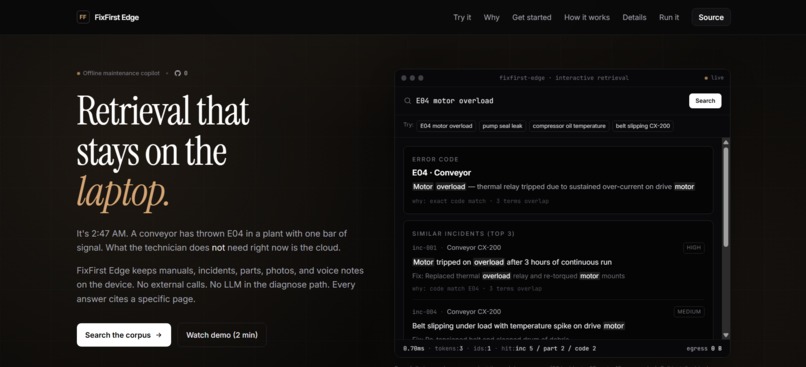 Firstfix-edge-master – screenshot 1
