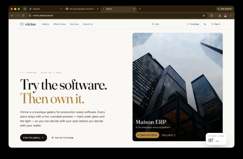 Vitrine – screenshot 1