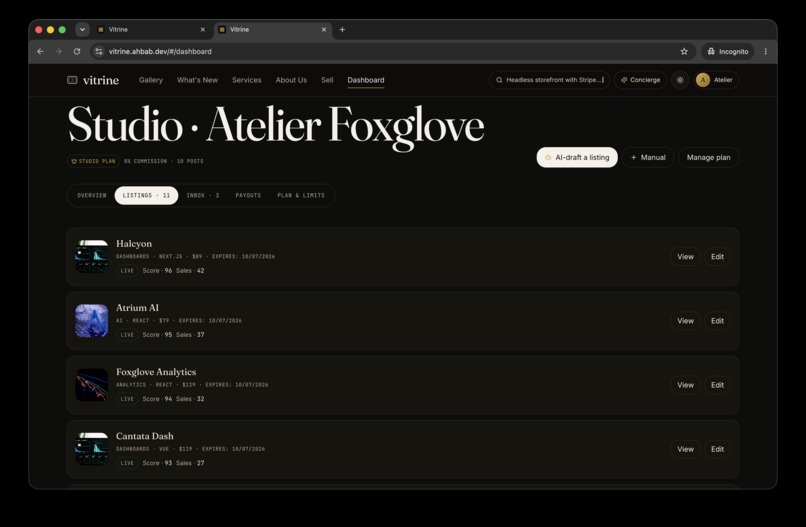 Vitrine – screenshot 7