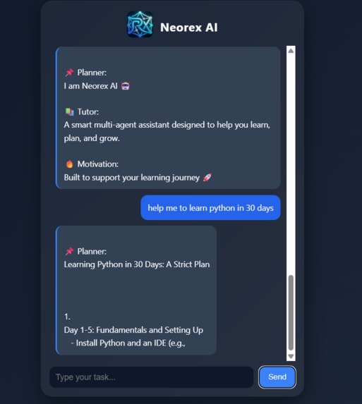 Neorex AI – screenshot 2