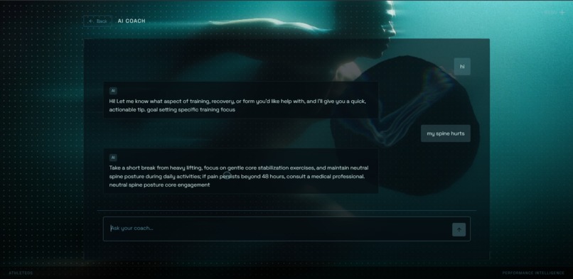 Athlete.OS – screenshot 5