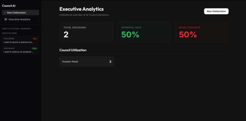 Council AI: The Executive Decision Engine – screenshot 4