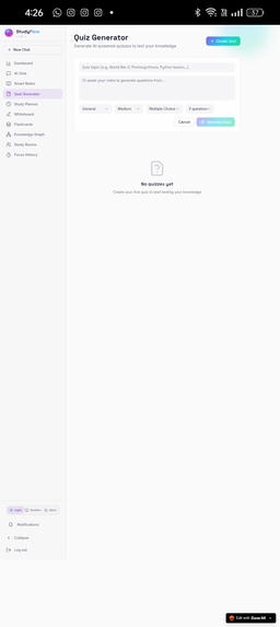 Study flow AI  – screenshot 2