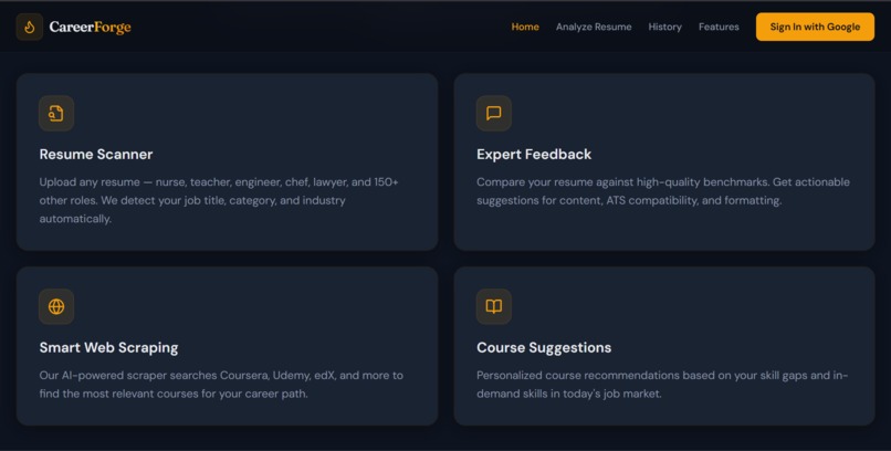 CareerForge – screenshot 3