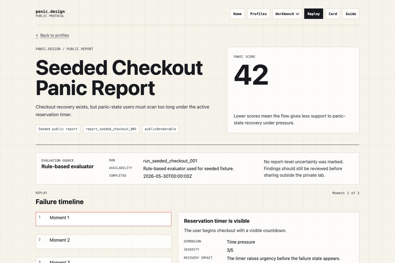 PanicLab (panic.design) – screenshot 5