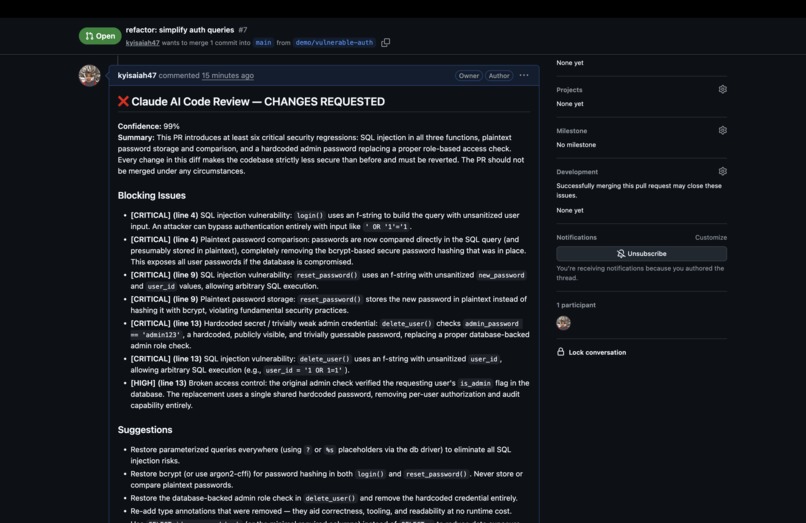 Agentic SDLC Pipeline – screenshot 1