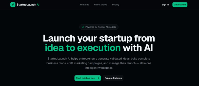 StartupLaunch AI – screenshot 2
