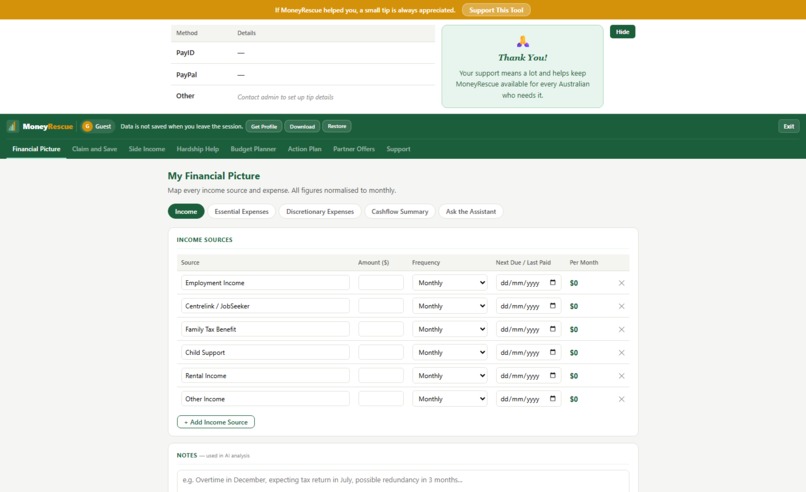 MoneyRescue – screenshot 4