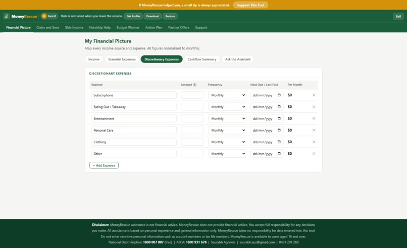 MoneyRescue – screenshot 6