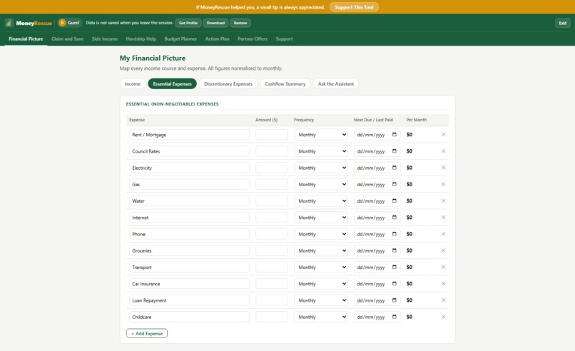 MoneyRescue – screenshot 5