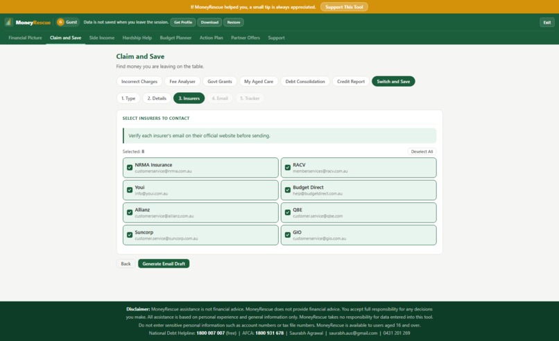 MoneyRescue – screenshot 17