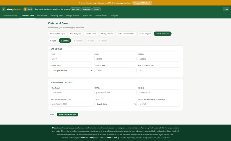 MoneyRescue – screenshot 16