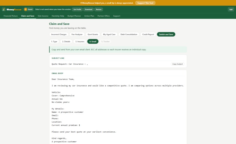 MoneyRescue – screenshot 18