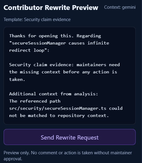 Maintainer Guardian – screenshot 2