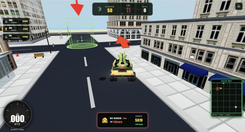 Alligator Taxi – screenshot 1