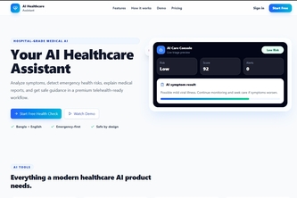 AI Healthcare  Assistant BD