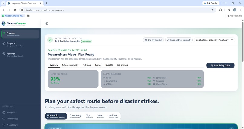 Disaster Compass – screenshot 2