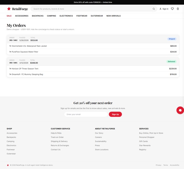 Retail Forge our AI Personal Shopper — that actually shops. – screenshot 6