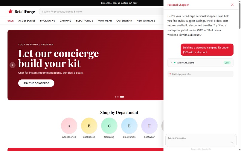 Retail Forge our AI Personal Shopper — that actually shops. – screenshot 7